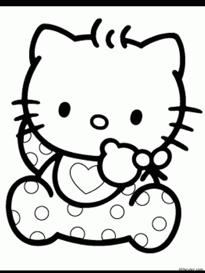 Hello kitty and friends coloring pages printable for free download