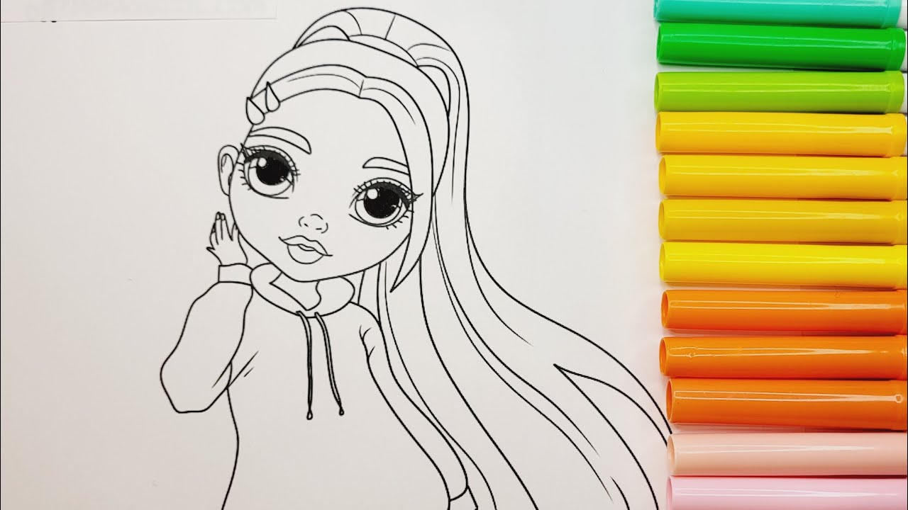 Rainbow high coloring book rainbow high amaya raine rainbowhigh rainbow high dolls coloring