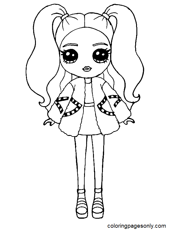 Rainbow high stella monroe coloring page