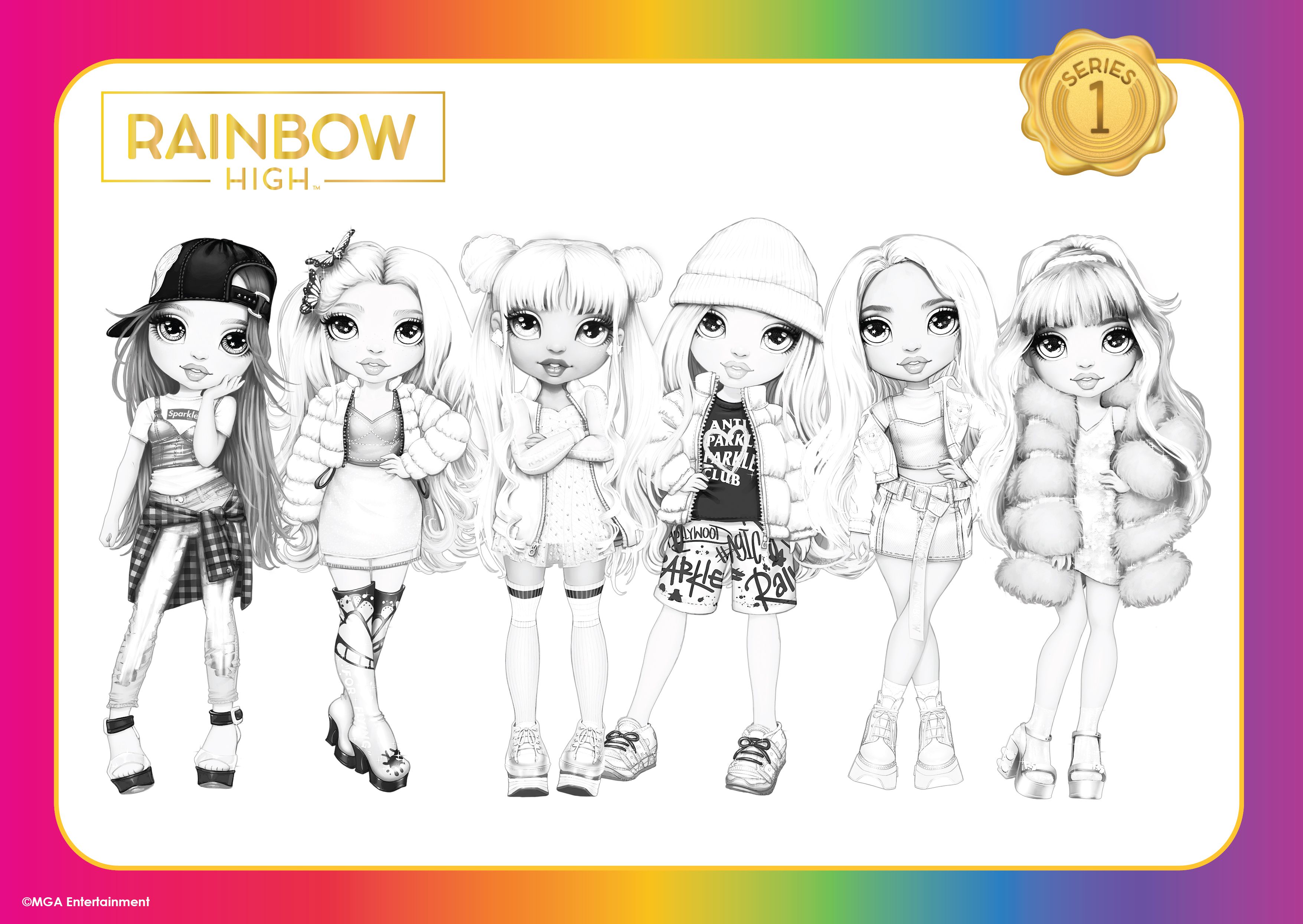 Rainbow high coloring sheet desnhos para colorir corujas pintadas desenhos para colorir