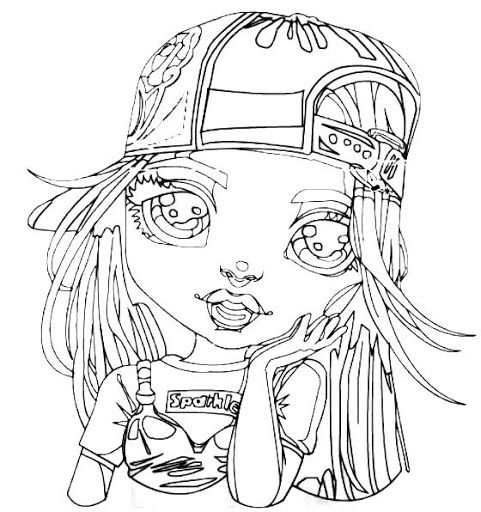 Ruby anderson from rainbow high on netflix cute coloring pages valentines day coloring page barbie coloring