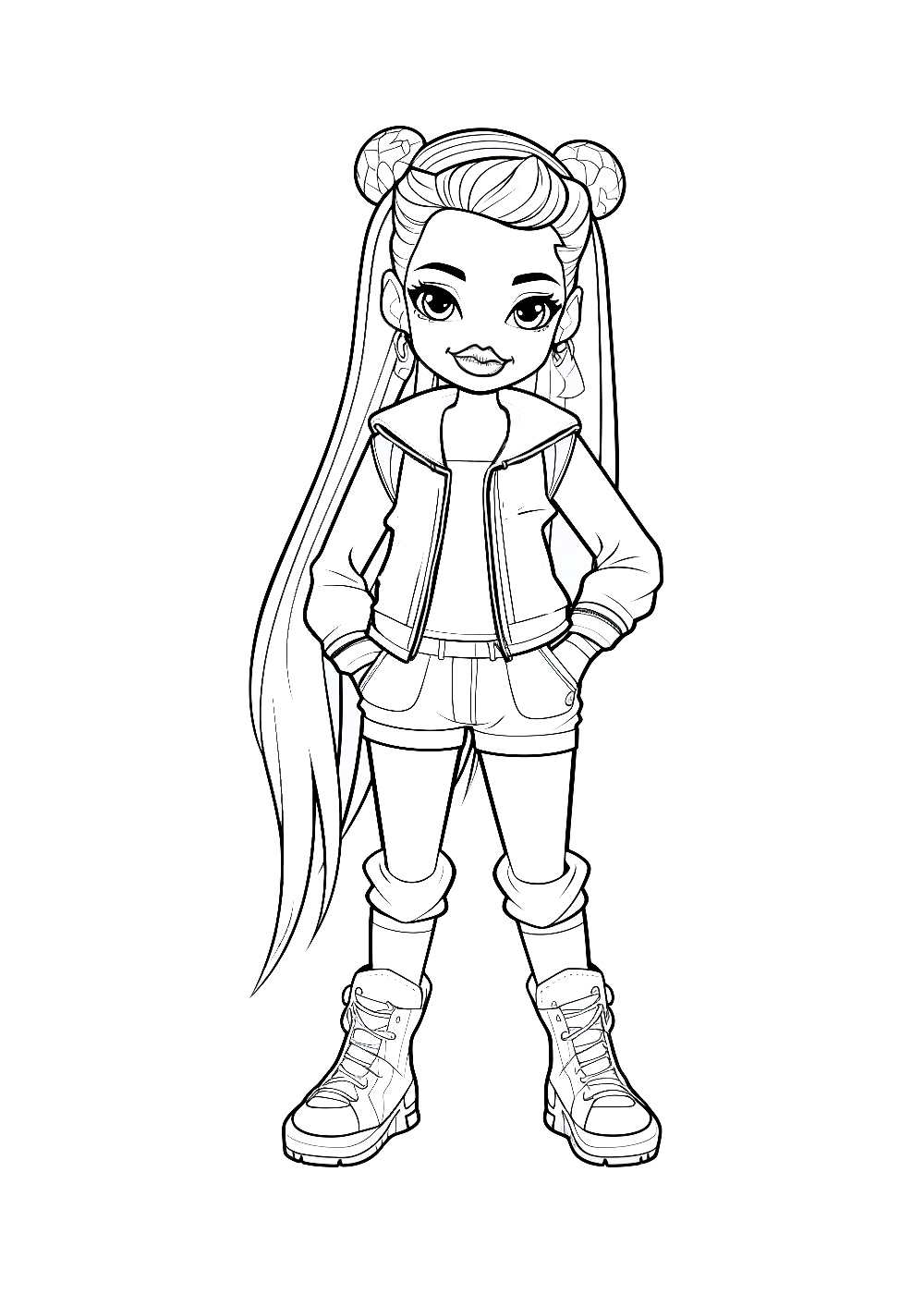 Bratz coloring pages by coloringpageswk on