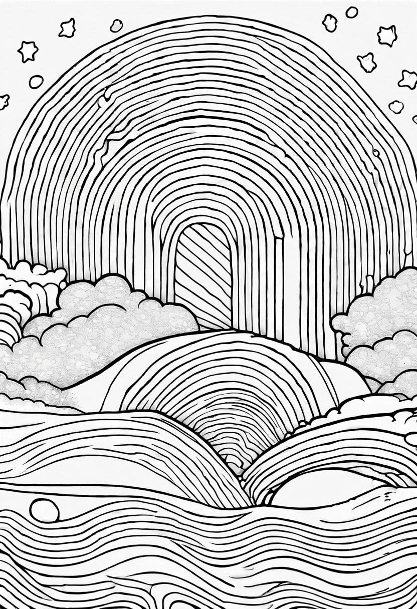 Rainbow high coloring pages