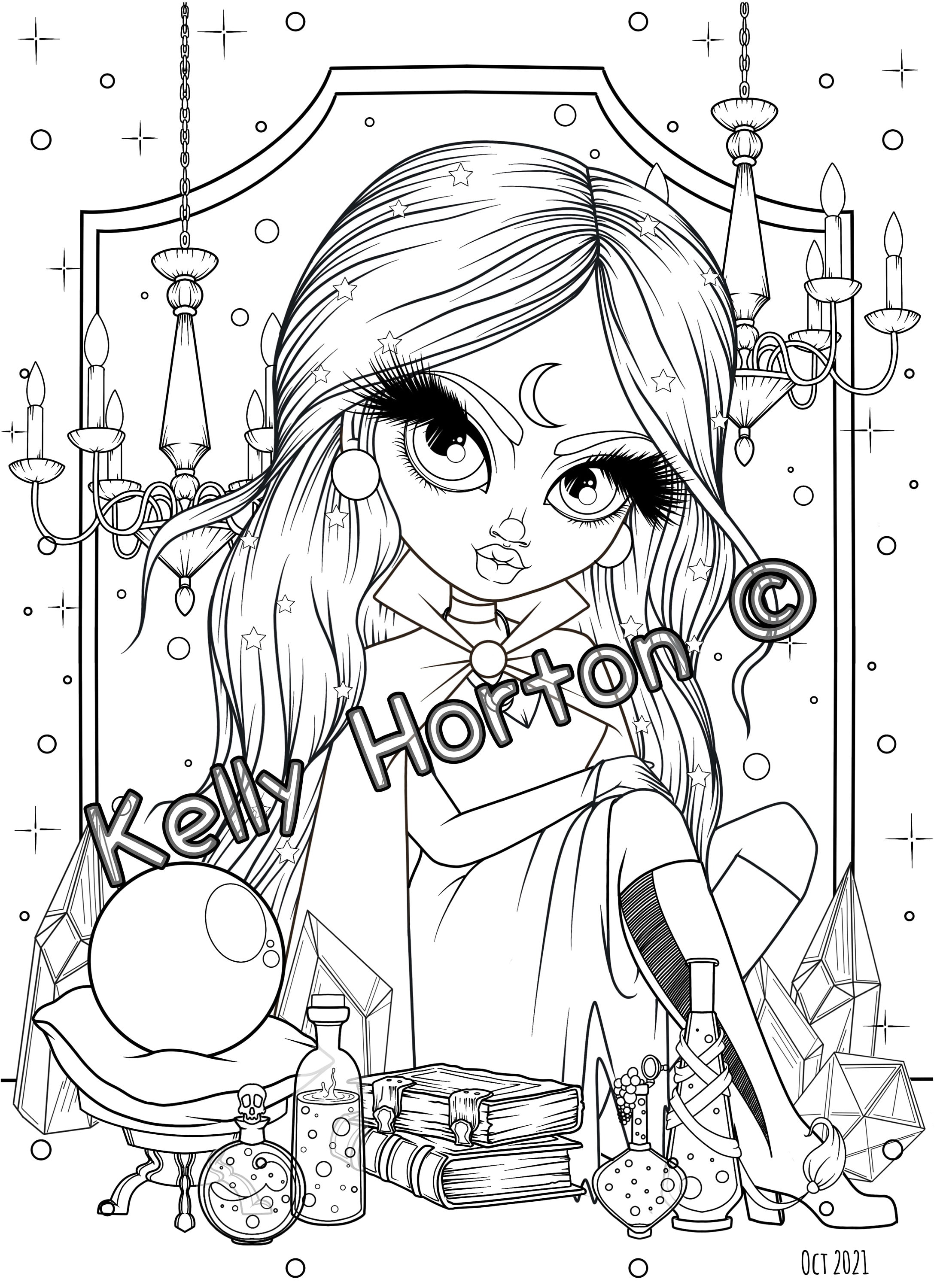 Wanda the witch single pdf download colouring page