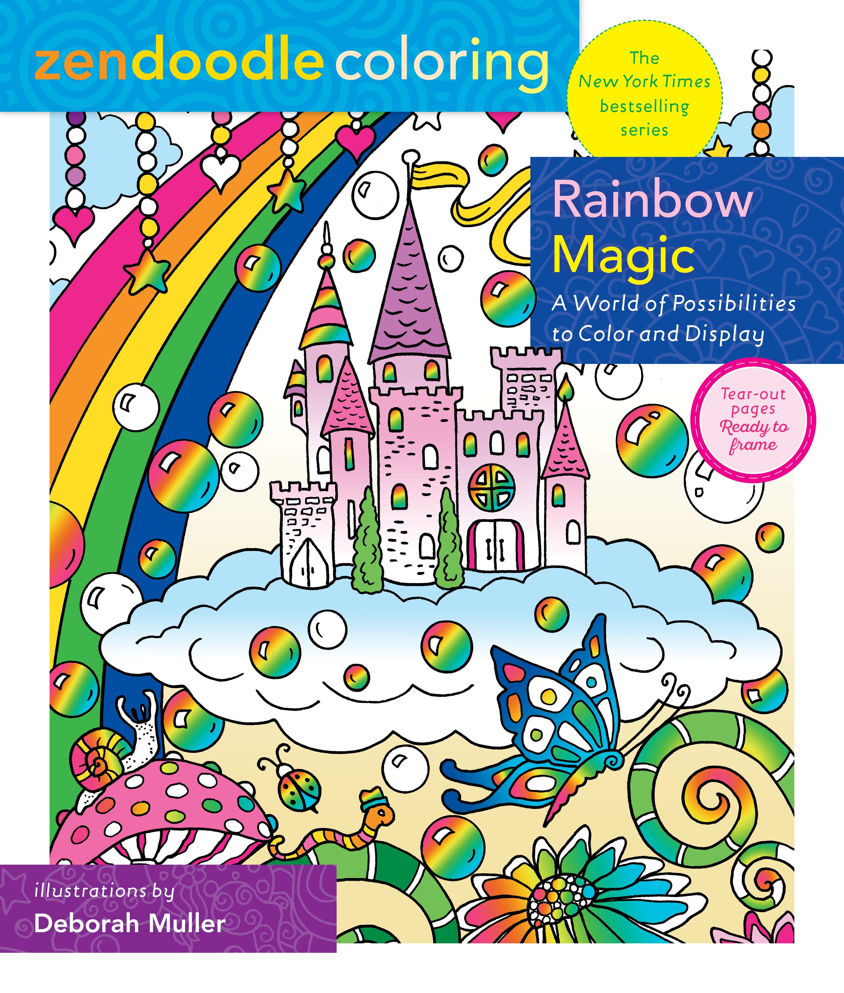 Zendoodle coloring rainbow magic