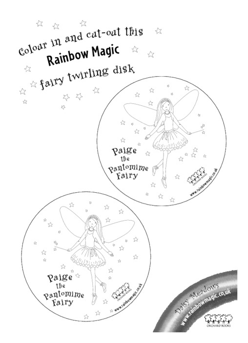 Rainbow magic fairy disk