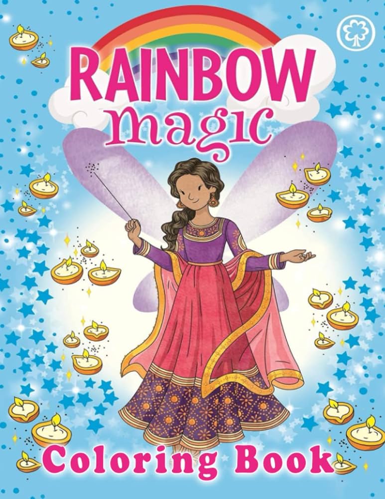 Rainbow magic coloring book coloring book for kids ages