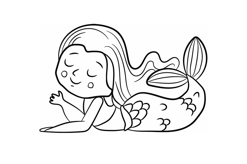 Free mermaid coloring pages printable mermaid coloring sheets