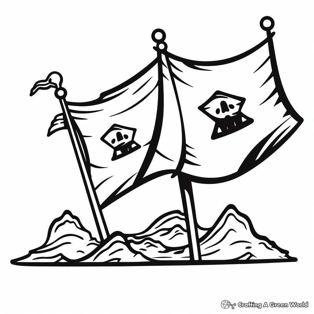 Pirate coloring pages