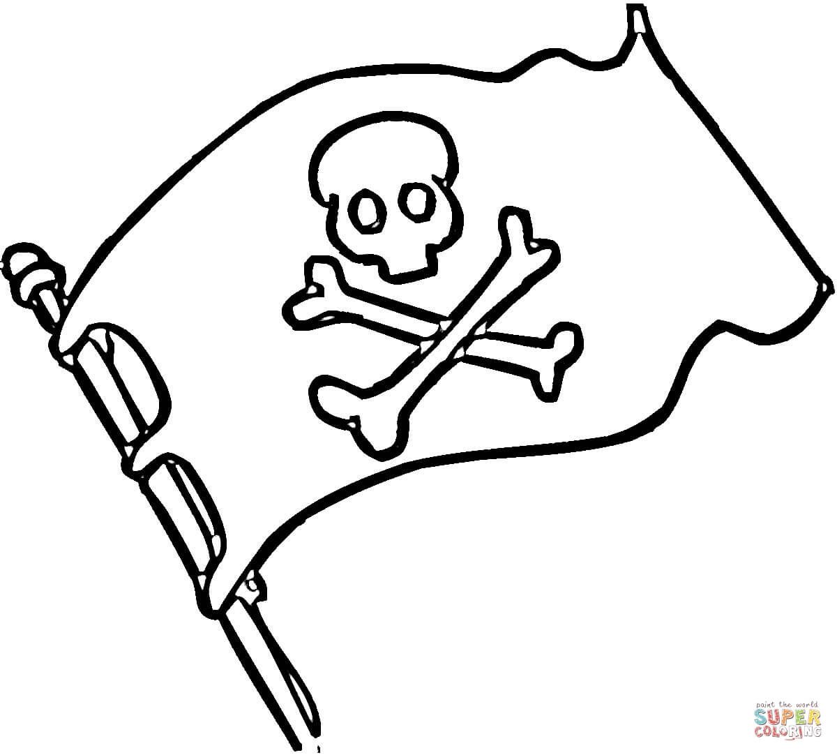 Pirate flag printable coloring pages sketch coloring page flag coloring pages pirate coloring pages pirate flag