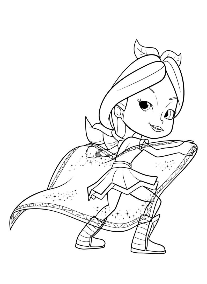 Rainbow rangers coloring pages free printable little sorceresses coloring pages rainbow ranger