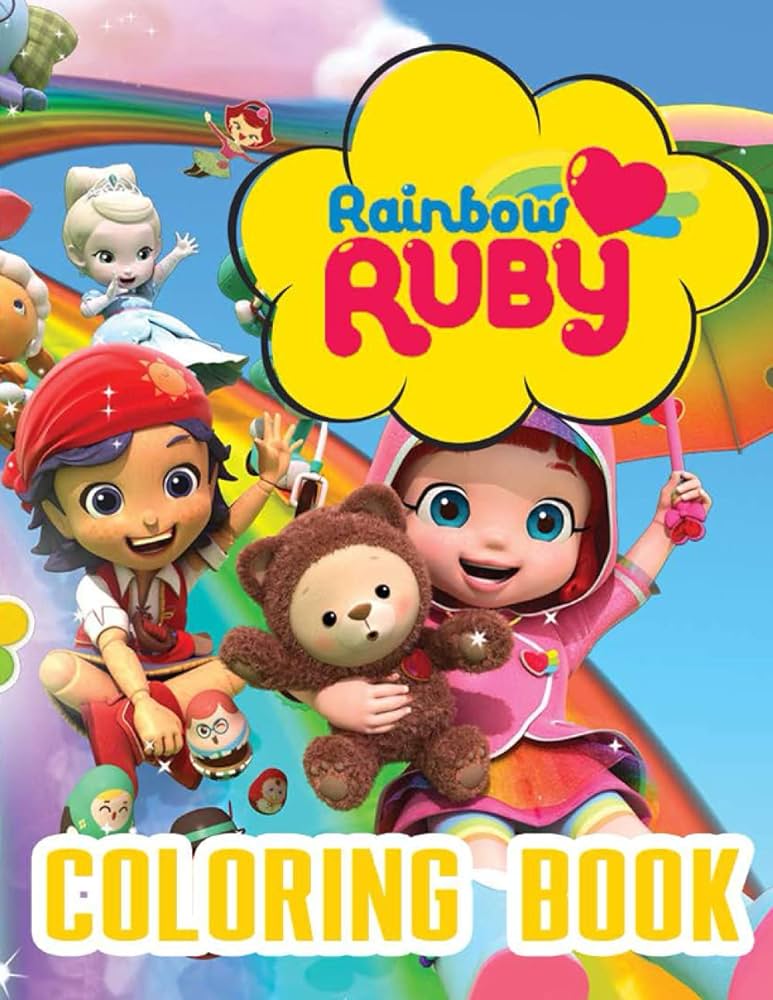 Rainbow ruby coloring book great off