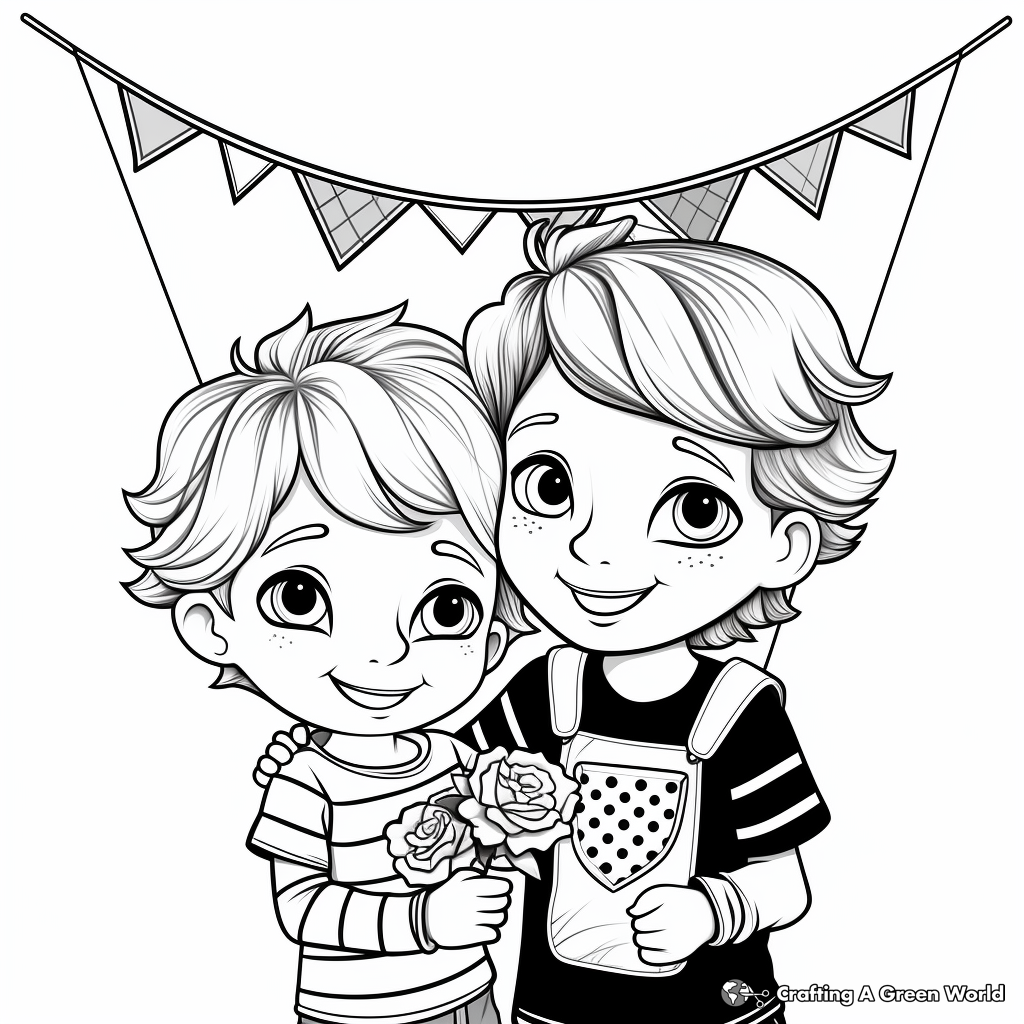 Pride coloring pages