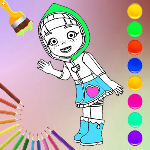 Download ruby coloring rianbow book on pc emulator