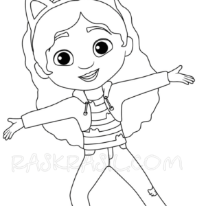 Gabbys dollhouse coloring pages printable for free download