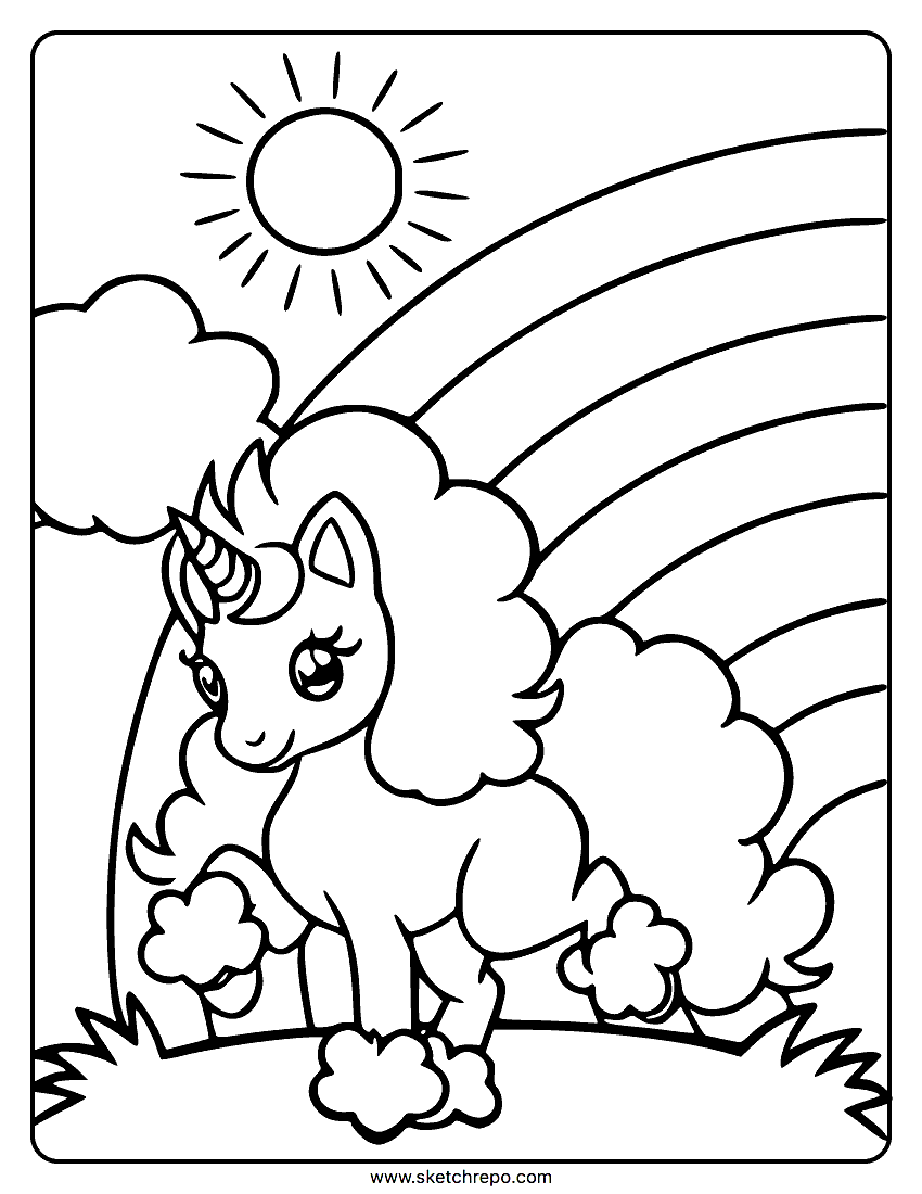 Unicorn coloring pages â sketch repo