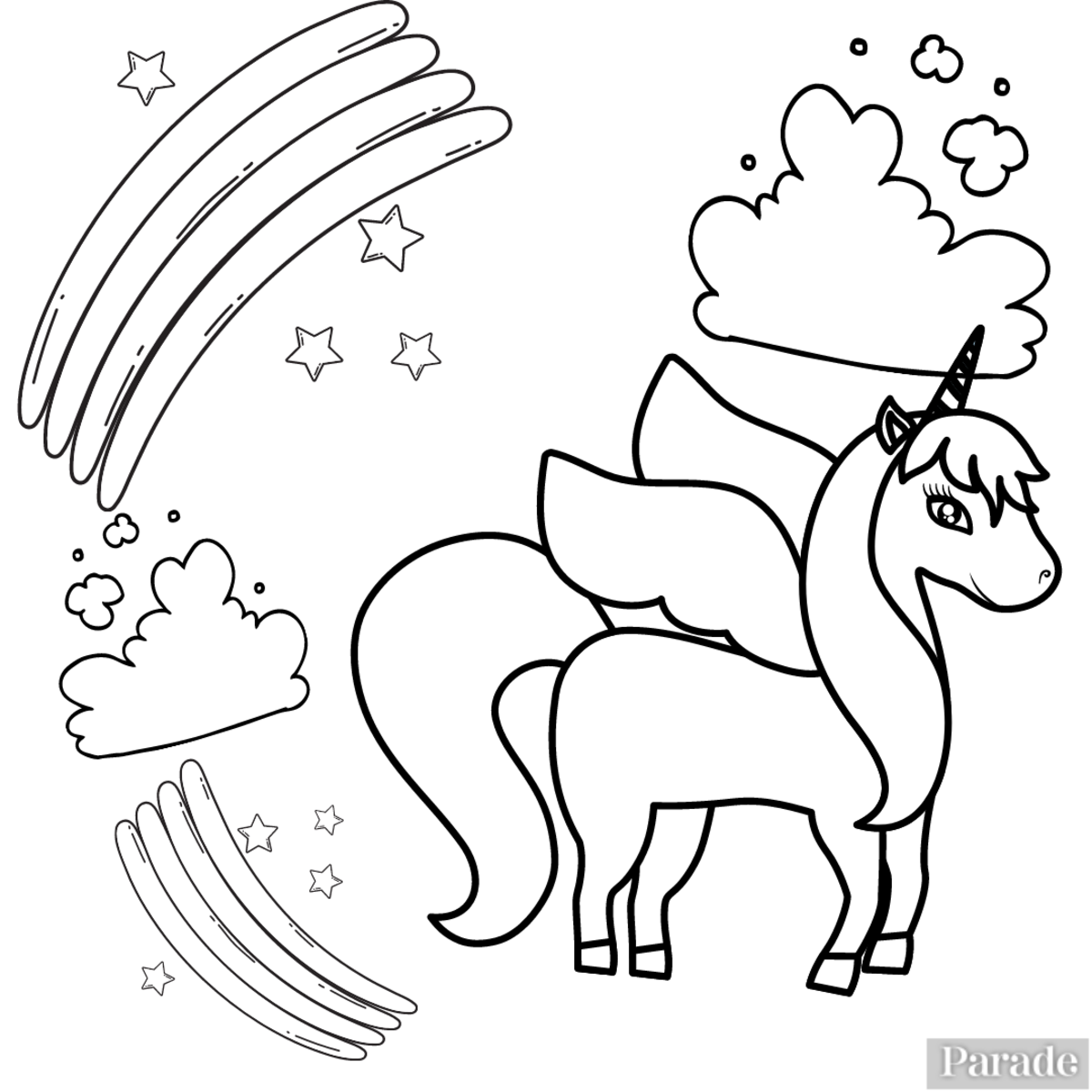 Unicorn coloring pages free printable sheets for kids