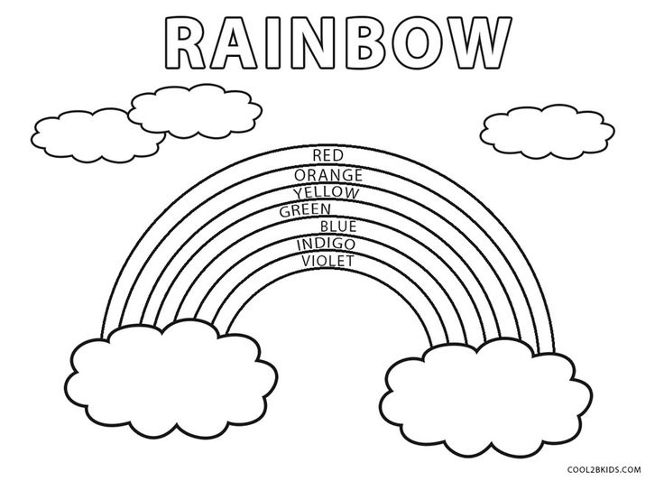 Free printable rainbow coloring pages for kids rainbow pages coloring pages for kids coloring pages