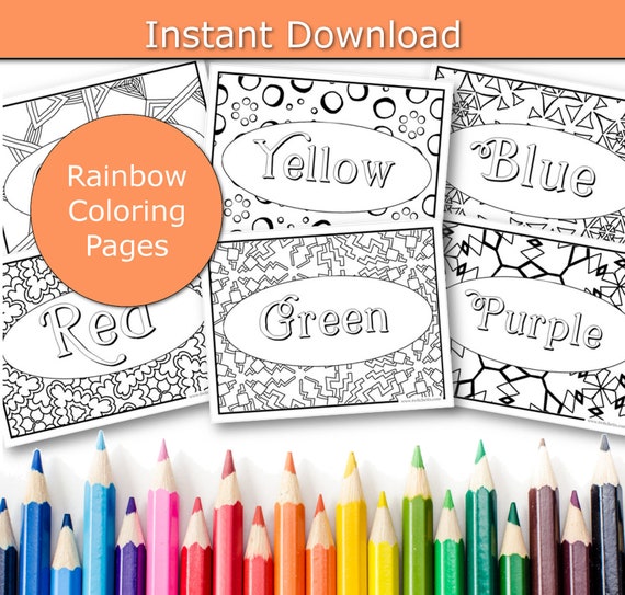 Rainbow coloring pages screen free activities preschool and kindergarten games rainbow printable colors of the rainbow adult coloring