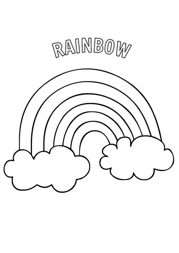 Coloring pages rainbow coloring pages for kids