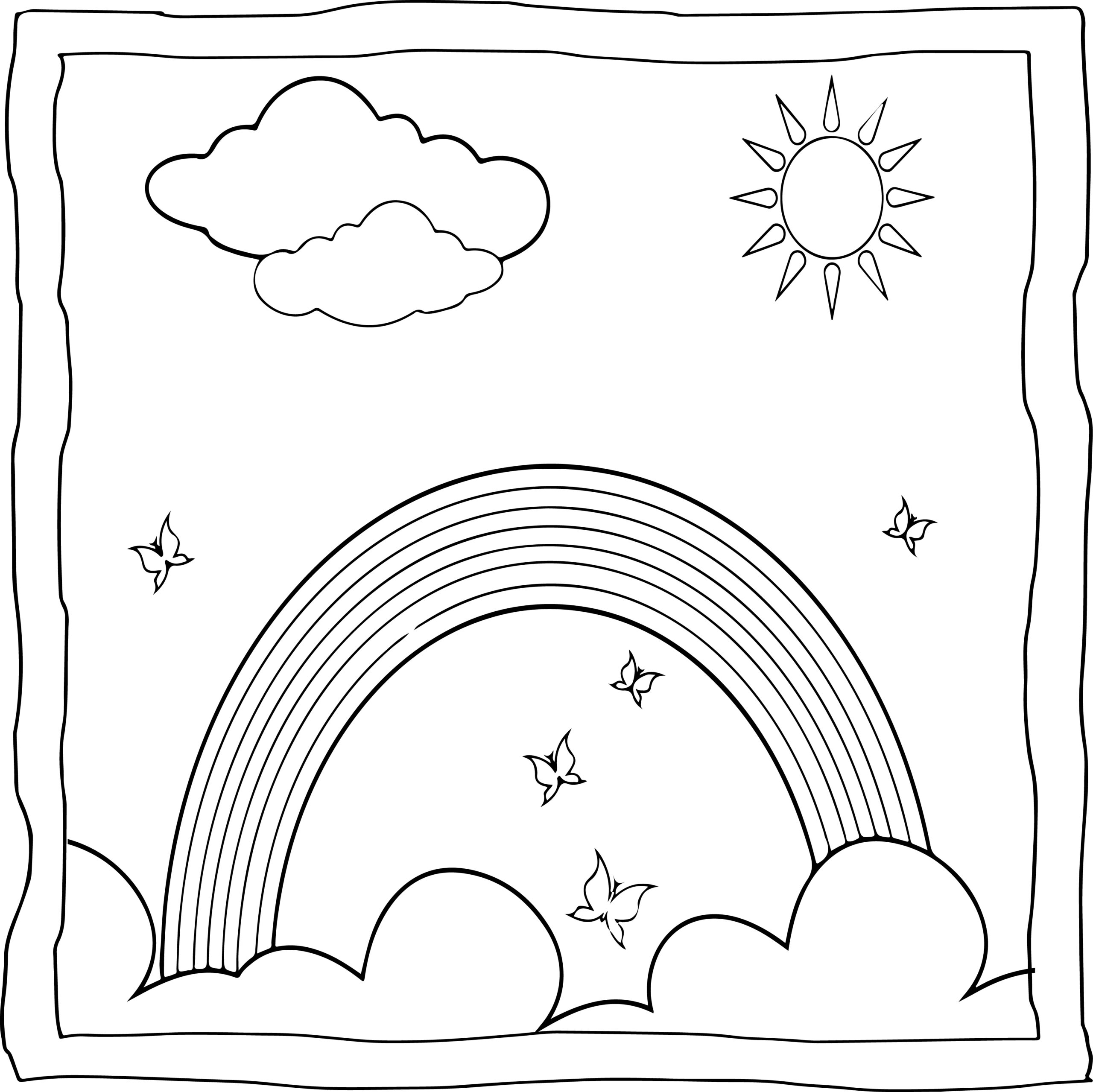 Rainbow coloring book easy and fun rainbow coloring pages for kids made by teachers