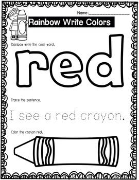 Rainbow write color pages by seed to read tpt