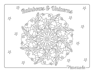 Rainbow coloring pages free printable pdfs