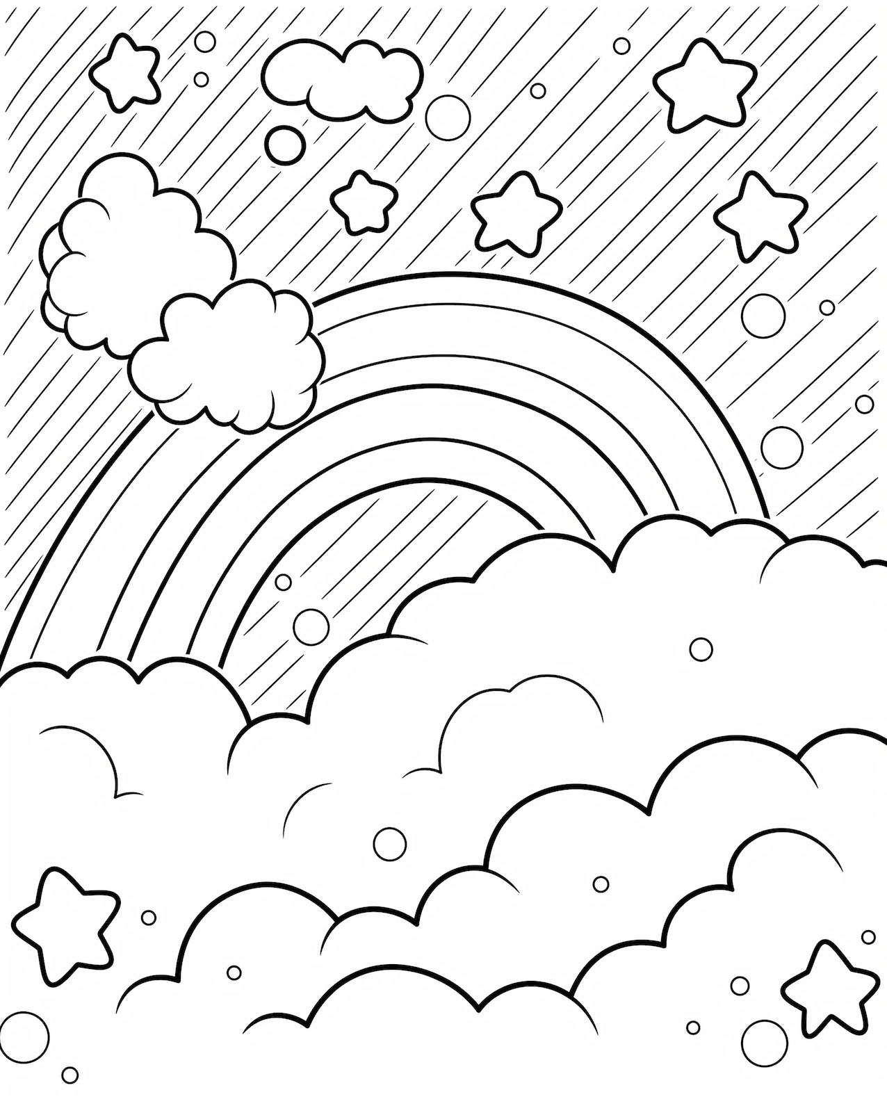 Twinkling star coloring pages for kids and adults