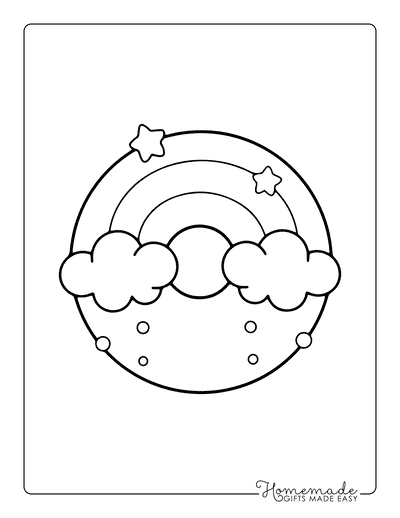 Rainbow coloring pages free printable pdfs