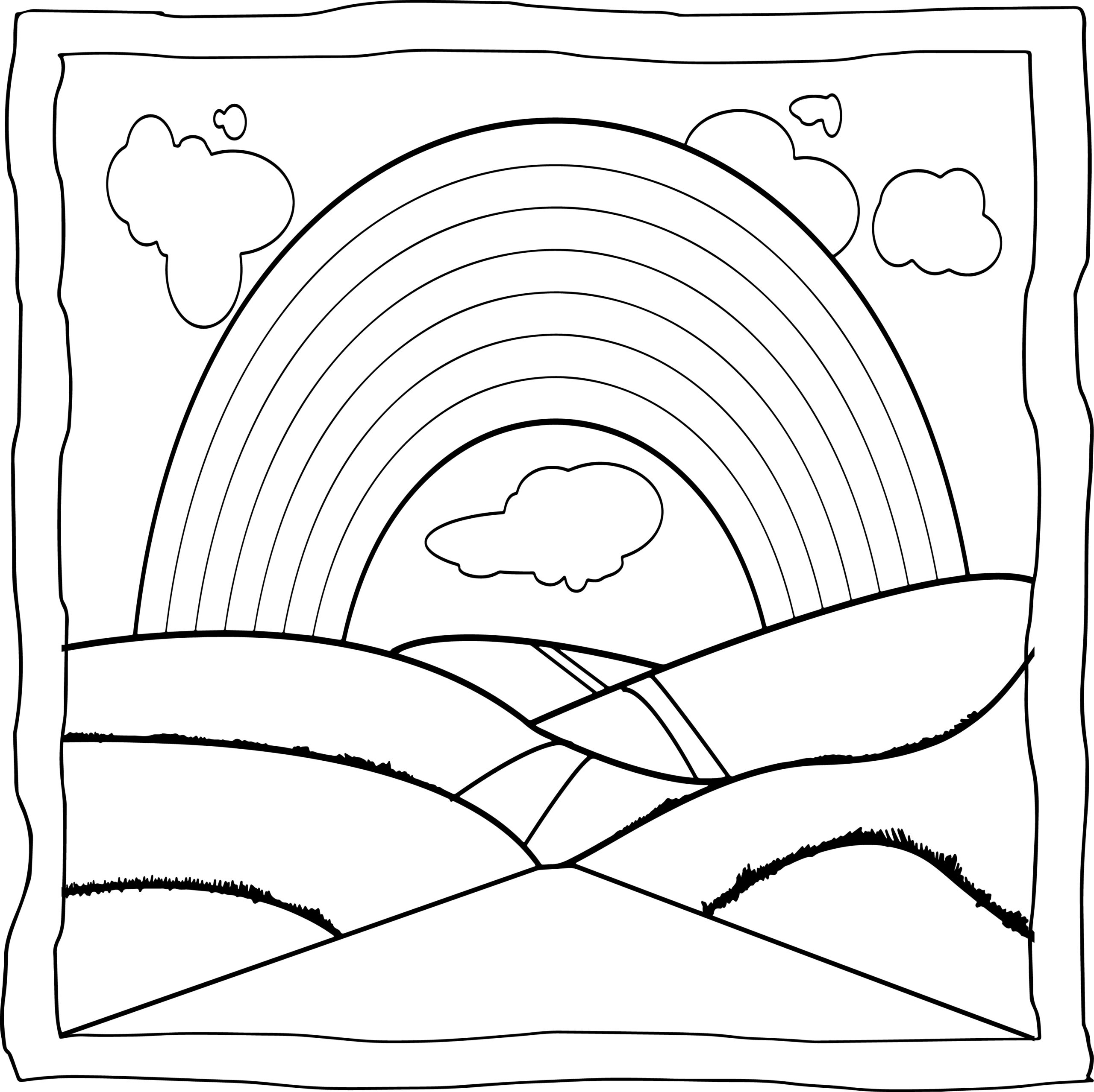 Rainbow coloring book easy and fun rainbow coloring pages for kids made by teachers