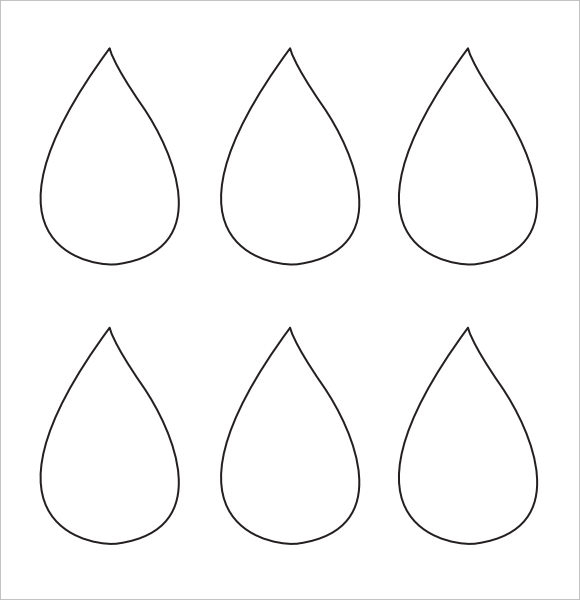 Free sample raindrop templates in pdf eps