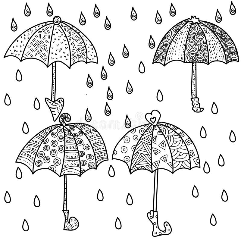 Raindrop coloring stock illustrations â raindrop coloring stock illustrations vectors clipart