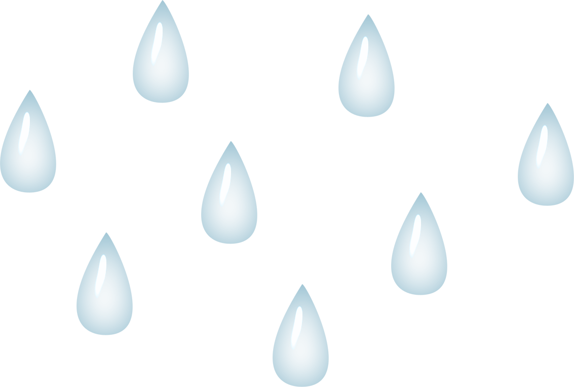 Raindrops png transparent images