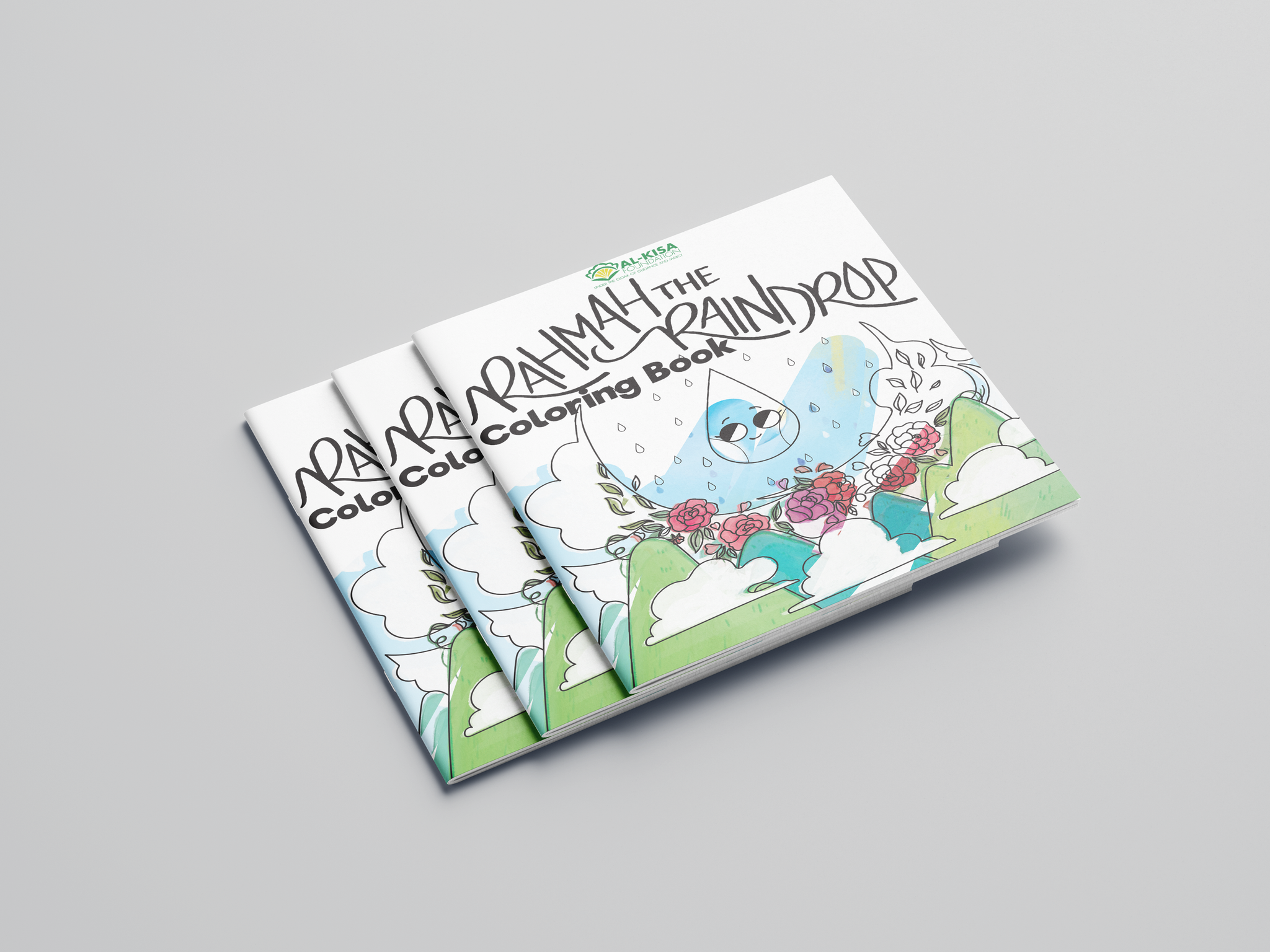 Rahmah the raindrop coloring book â al