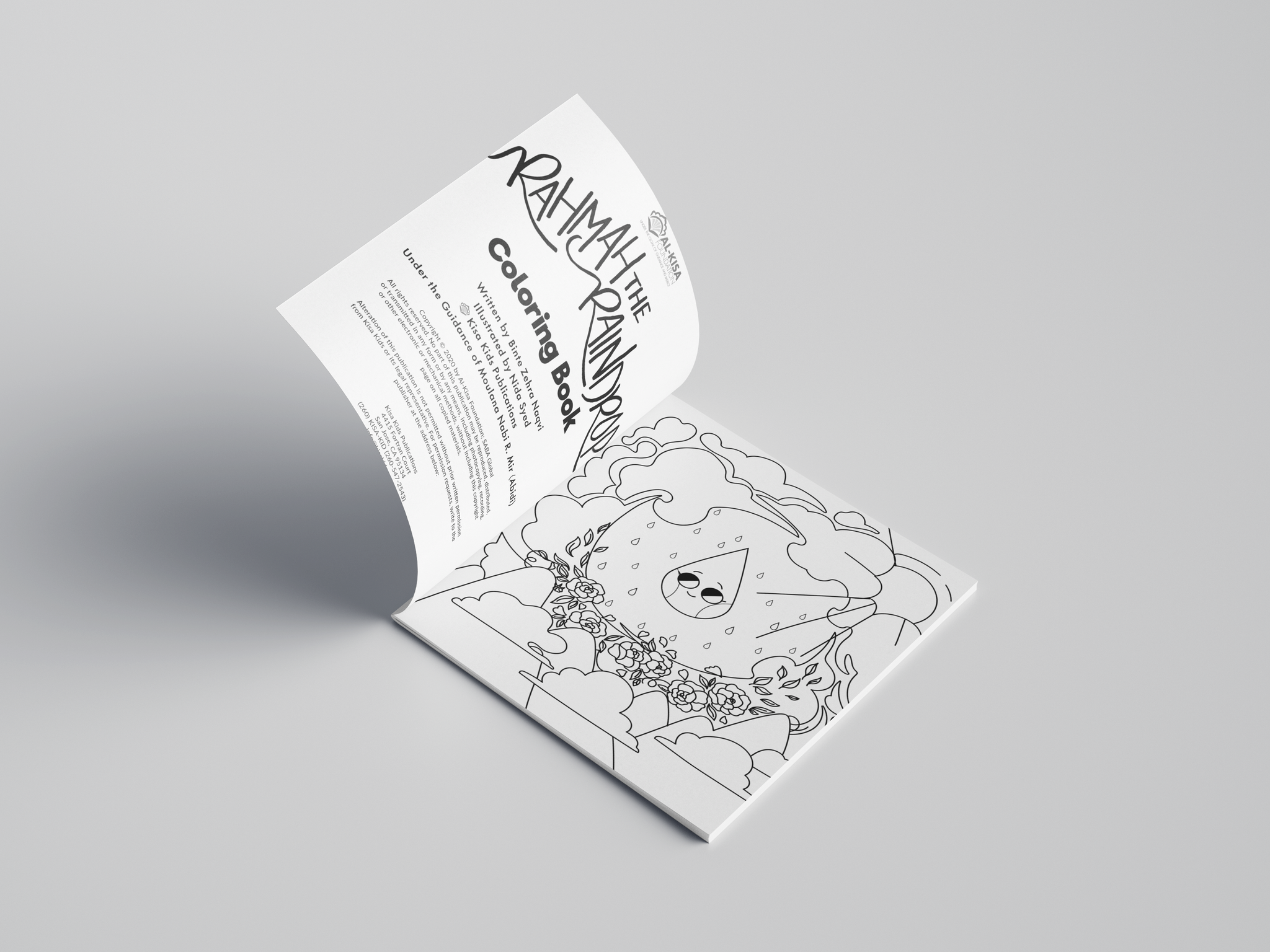 Rahmah the raindrop coloring book â al