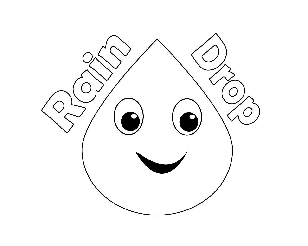 Amazing raindrop coloring page here we have provided some amazing raindrop coloring pages for your littleâ coloring letters coloring pages fruit coloring pages