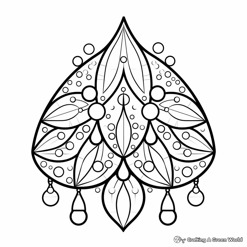 Raindrop coloring pages