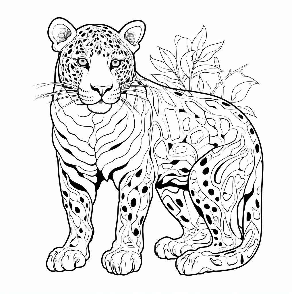 Animals coloring book