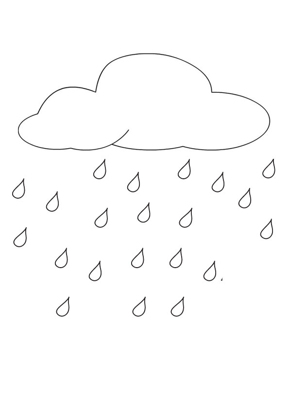 Coloring pages rainy day rain coloring pages for kids