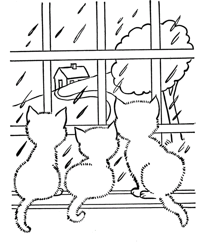 Weather coloring pages