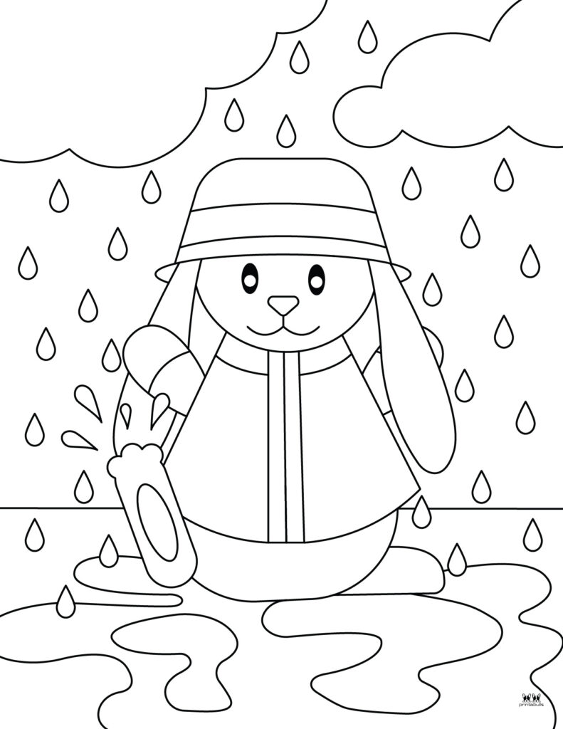 Bunny coloring pages