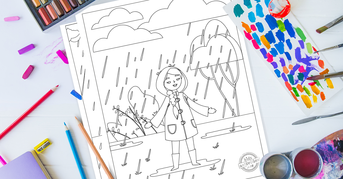 Cutest free printable rainy day coloring pages kids activities blog