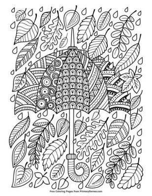 Fall coloring pages the william museum of art