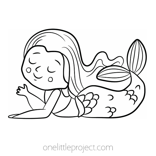 Free mermaid coloring pages printable mermaid coloring sheets