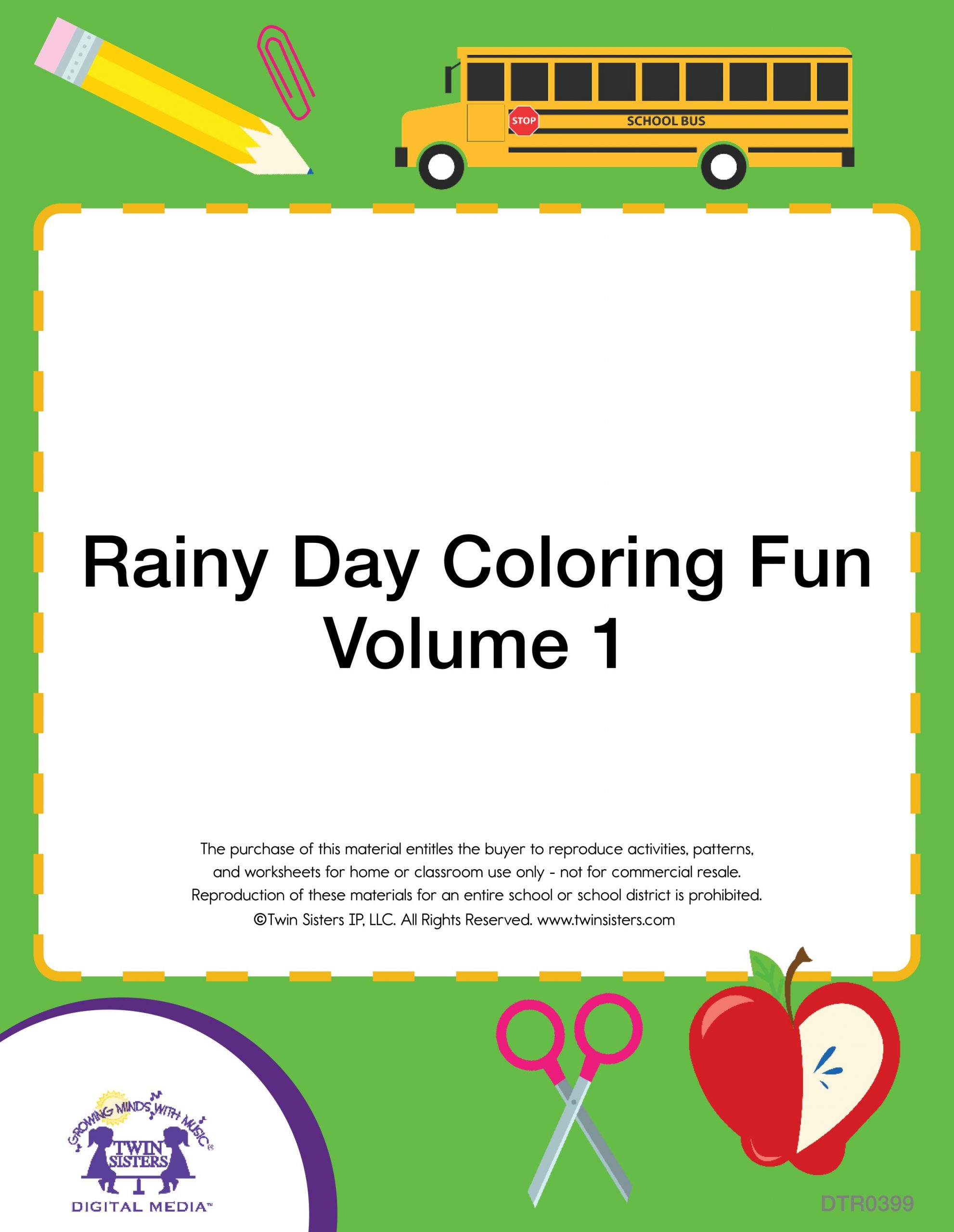 Rainy day coloring fun volume