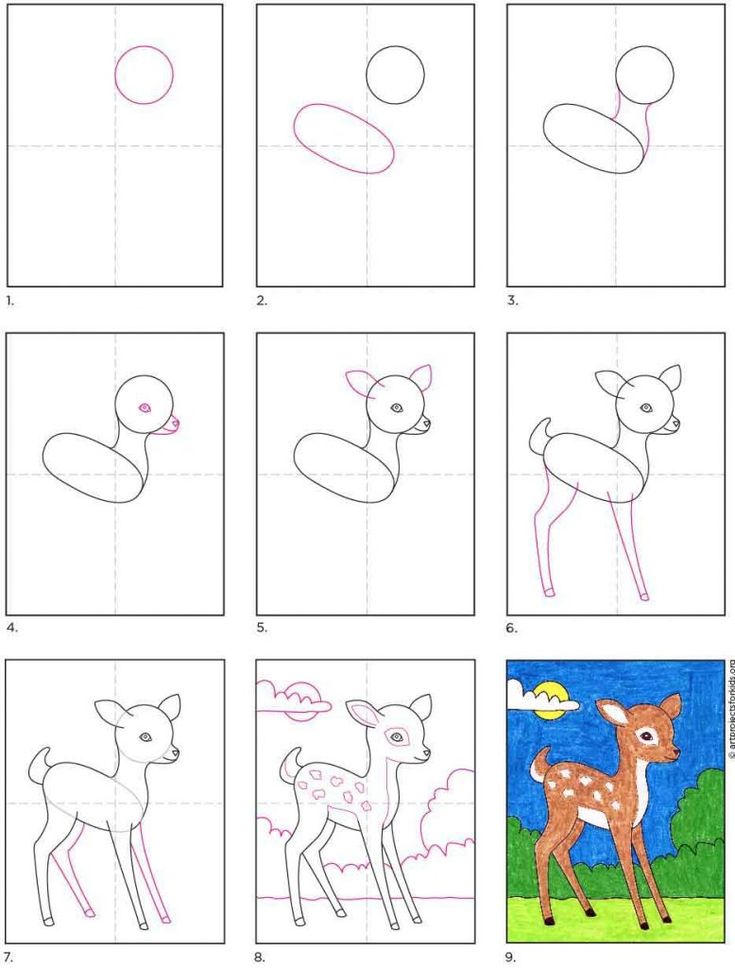 Easy how to draw a deer tutorial and deer coloring page art drawings for kids deer drawing deer drawing easy