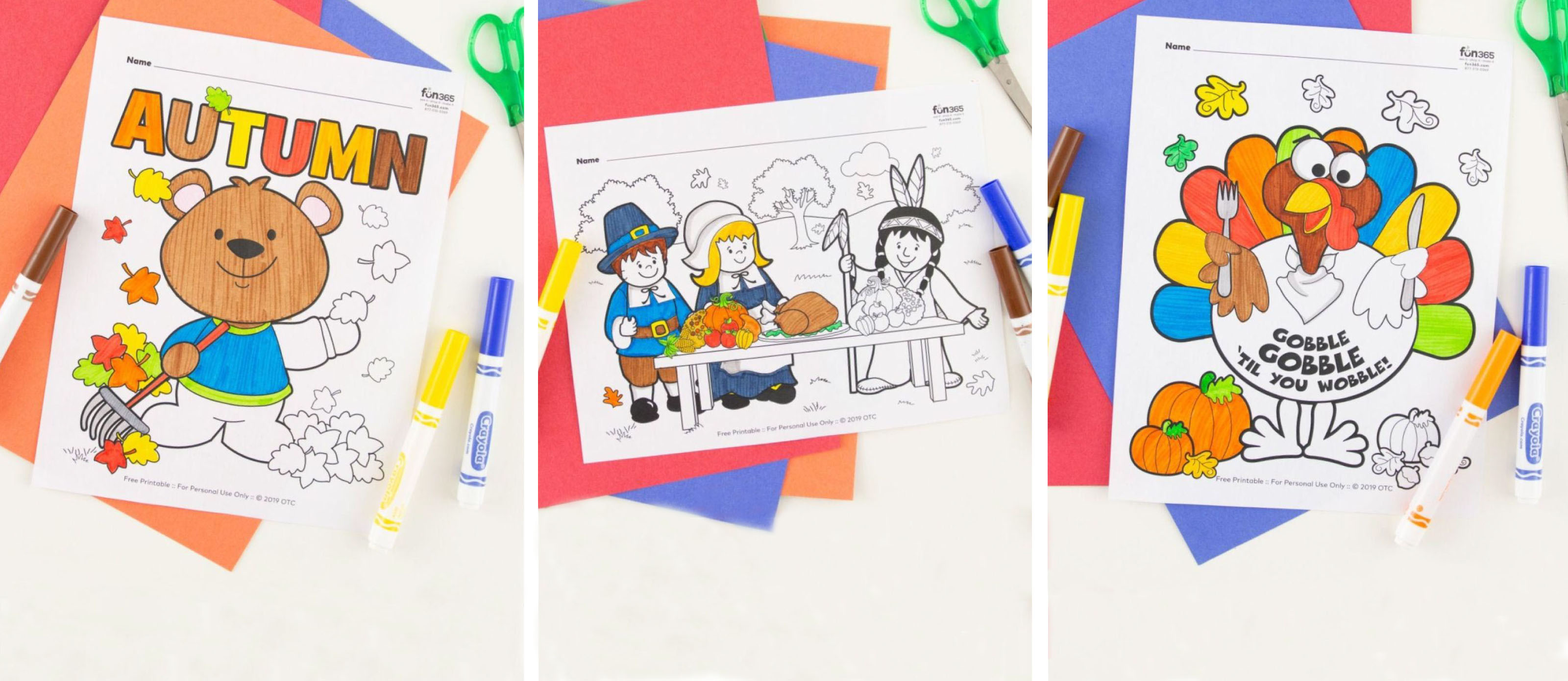 Free fall thanksgiving coloring pages for kids
