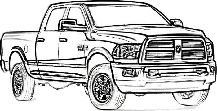 Dodge ram drawing desenhos de carros carros para colorir desenhos de caminhoes