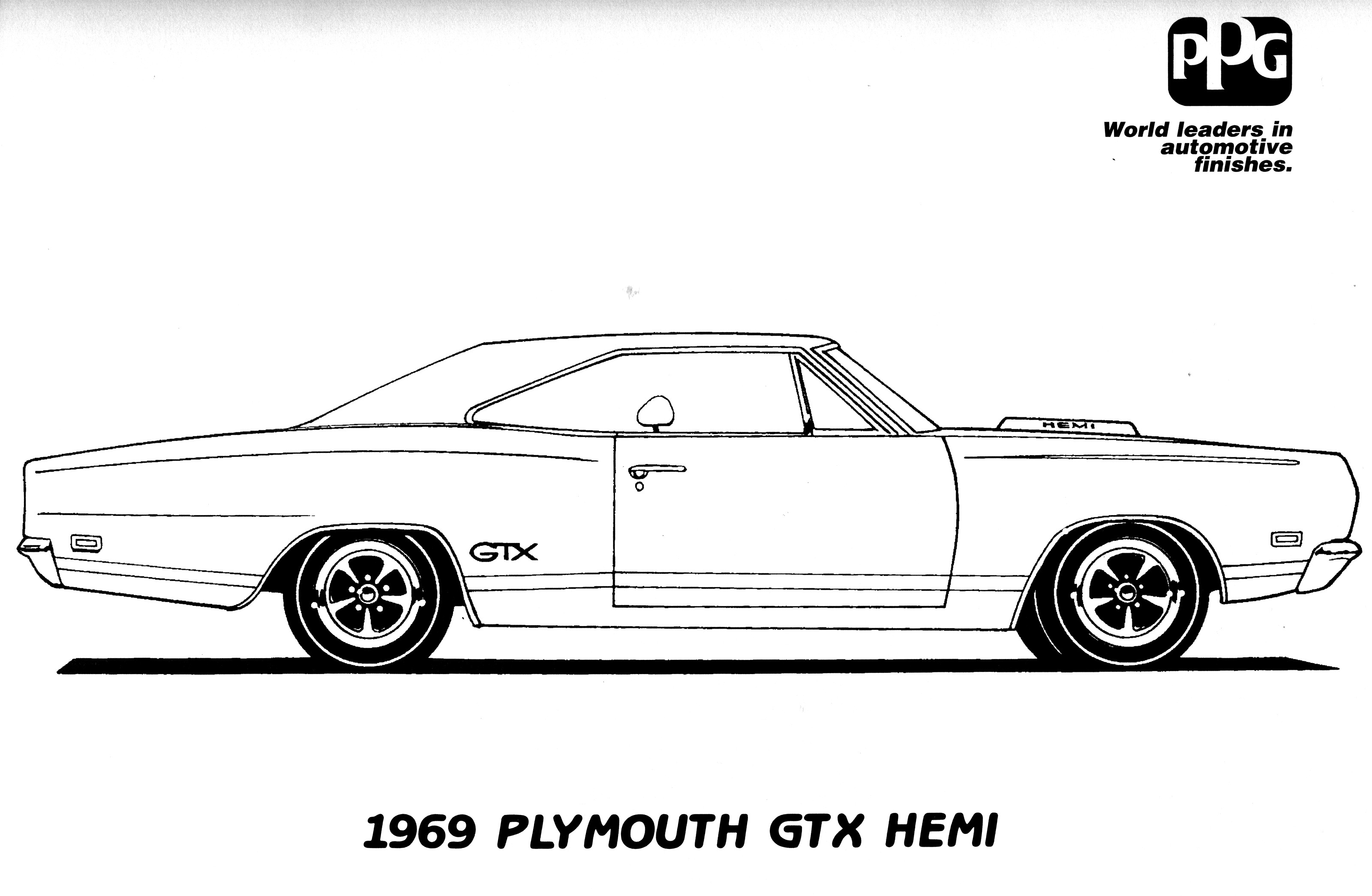 Mopar coloring book