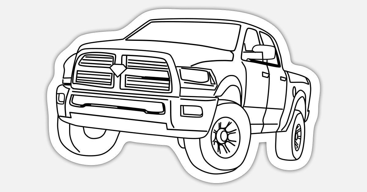 Dodge ram v sticker